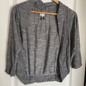 Dynamite Charcoal Knit Cardigan